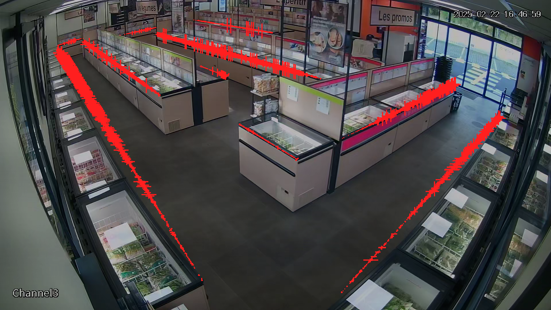 Collecte des données de déplacements magasin